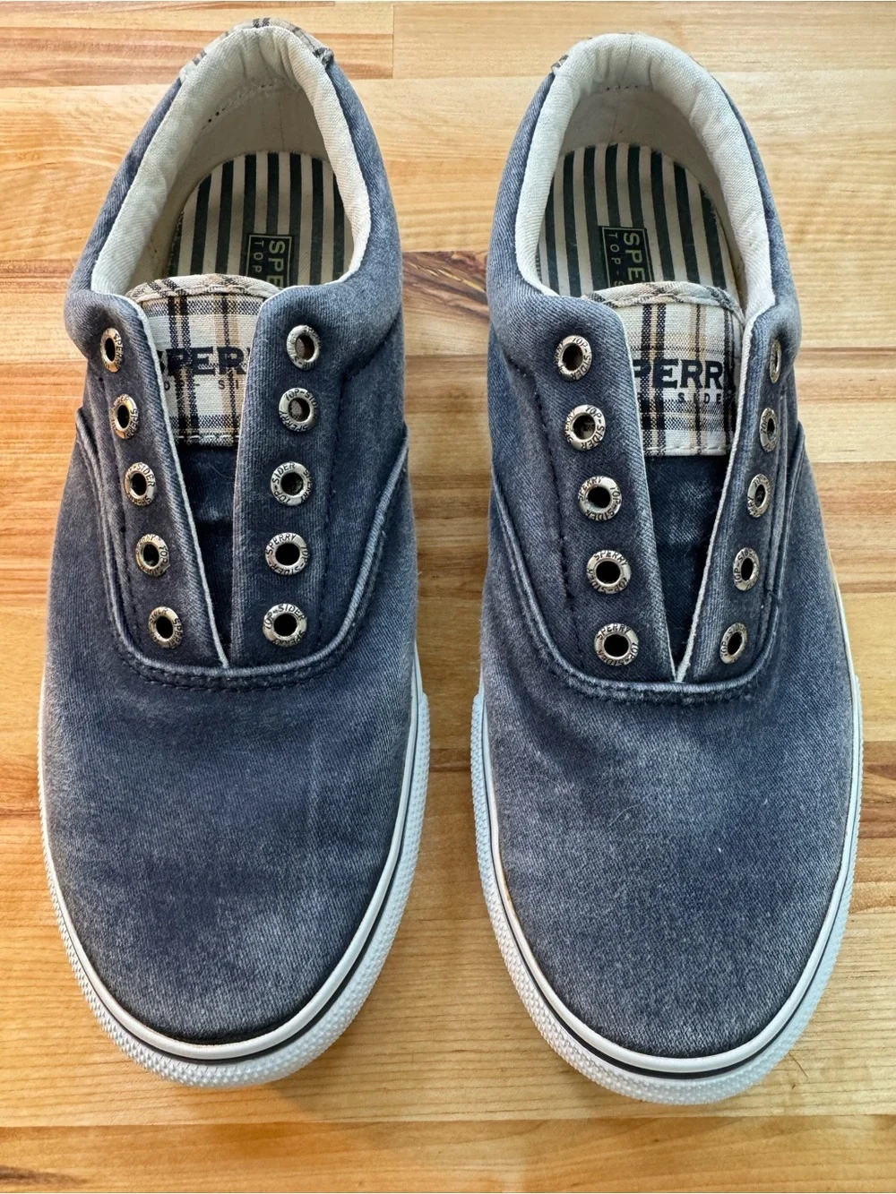 Sperry Men’s Blue Canvas Boat Shoes
